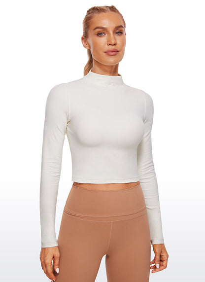 Butterluxe Mock Turtleneck Long Sleeve