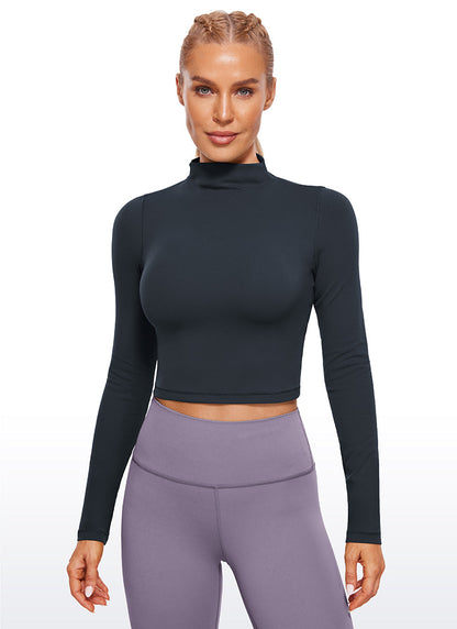Butterluxe Mock Turtleneck Long Sleeve