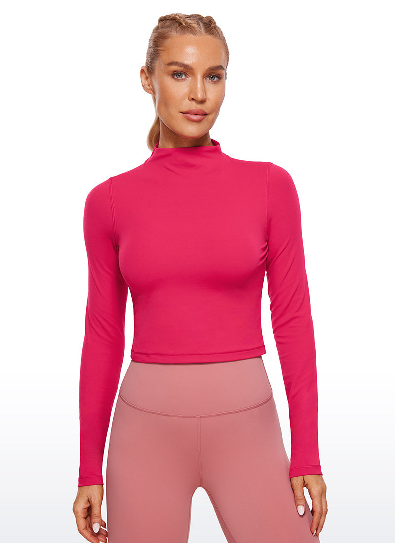 Butterluxe Mock Turtleneck Long Sleeve