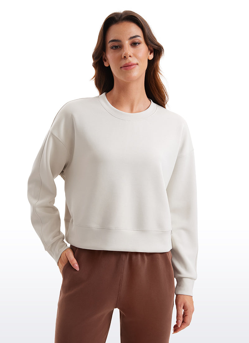 SoftAura Pullover Crewneck Sweatshirt