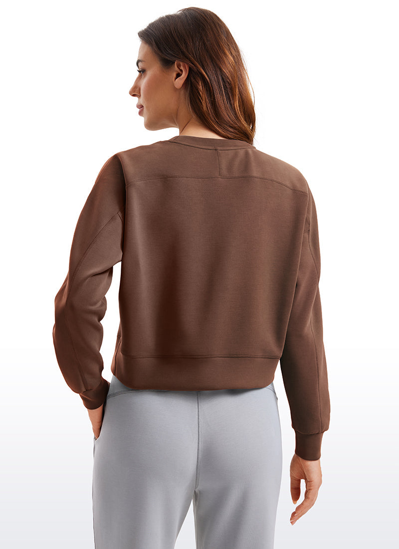 SoftAura Pullover Crewneck Sweatshirt
