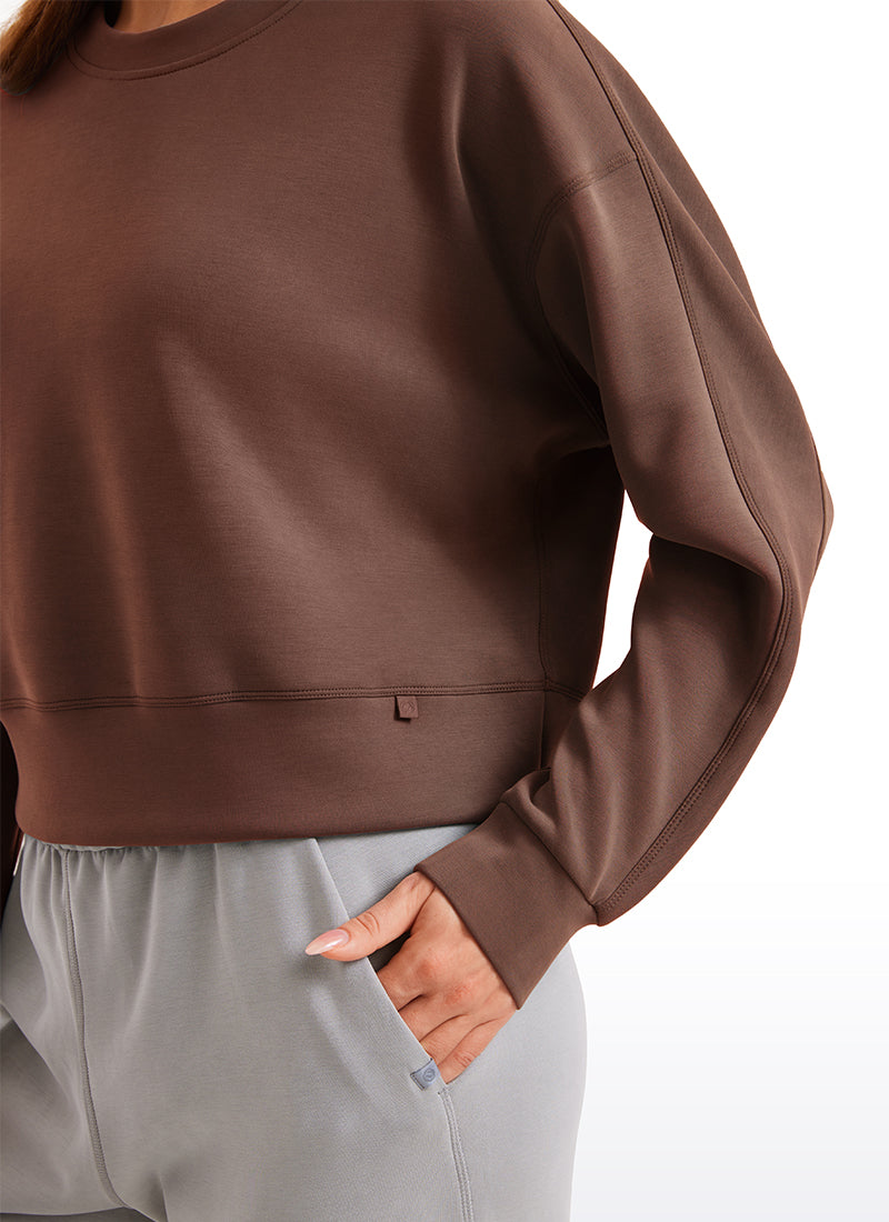 SoftAura Pullover Crewneck Sweatshirt