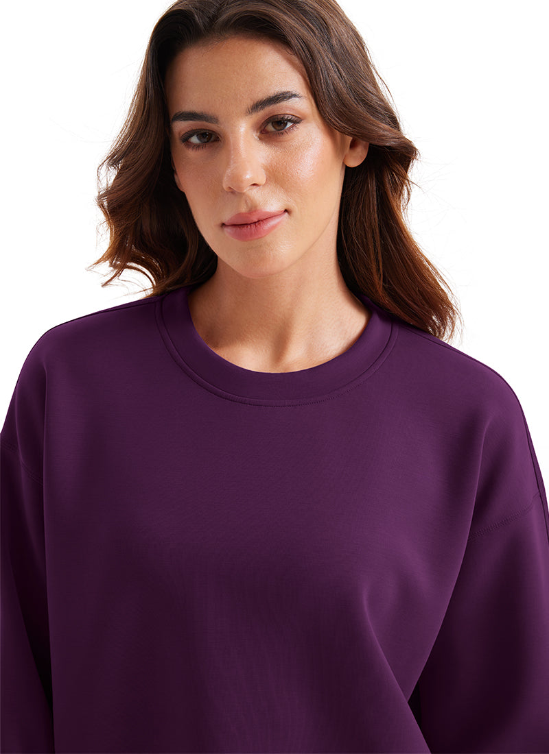 SoftAura Pullover Crewneck Sweatshirt
