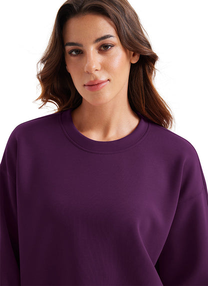 SoftAura Pullover Crewneck Sweatshirt