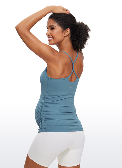 Butterluxe Ruche Sides Y Back Maternity Tank