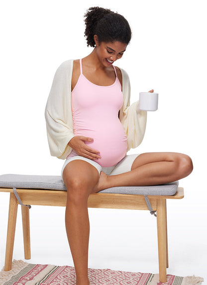 Butterluxe Ruche Sides Y Back Maternity Tank