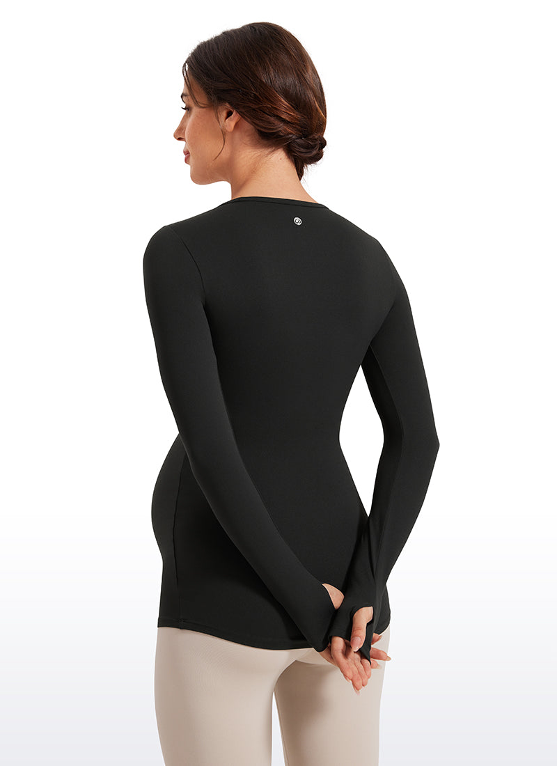 Butterluxe Maternity Crewneck Long Sleeve