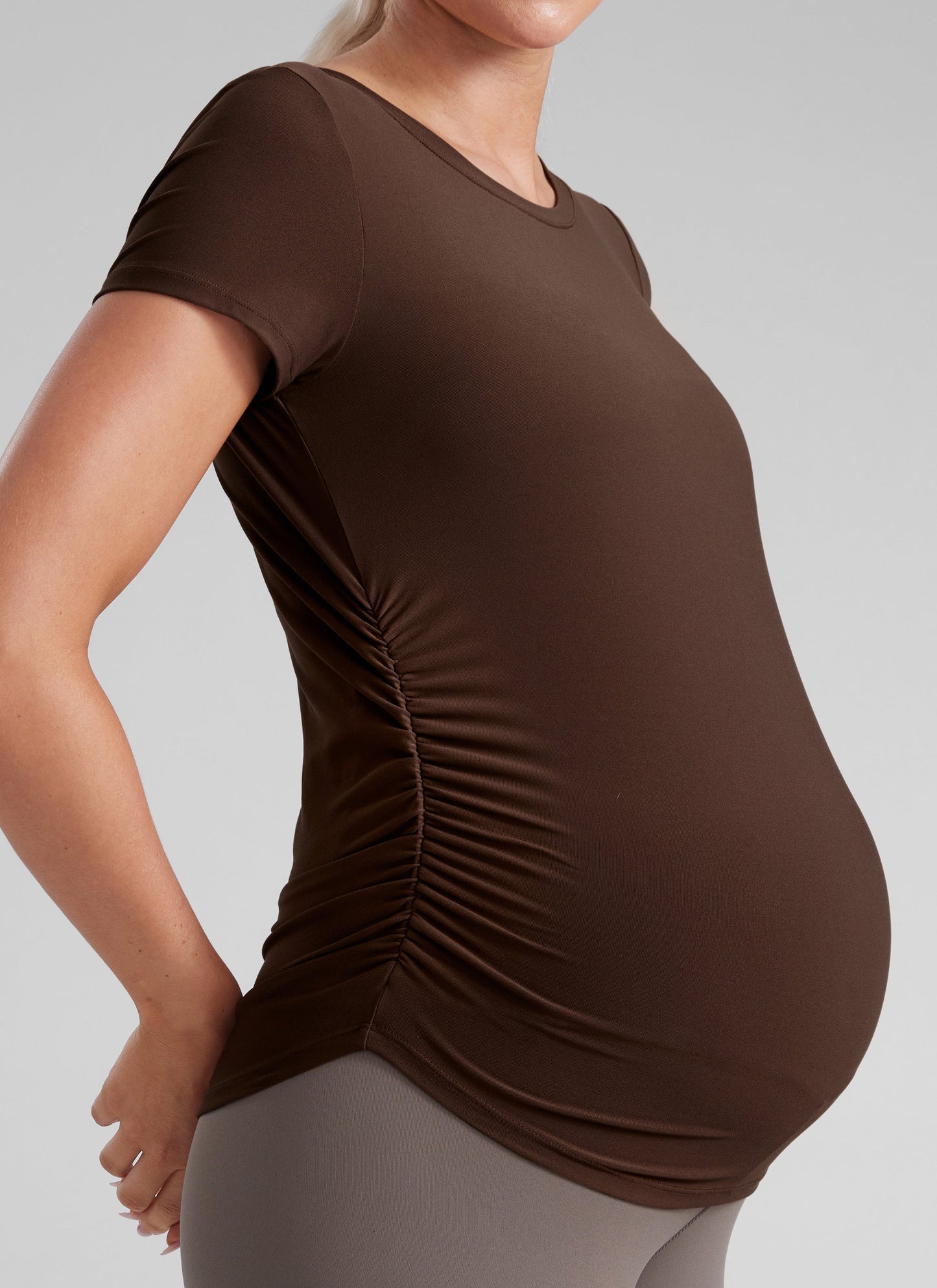 Cloudweight Maternity Ruched Short Sleeve