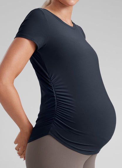 Cloudweight Maternity Ruched Short Sleeve