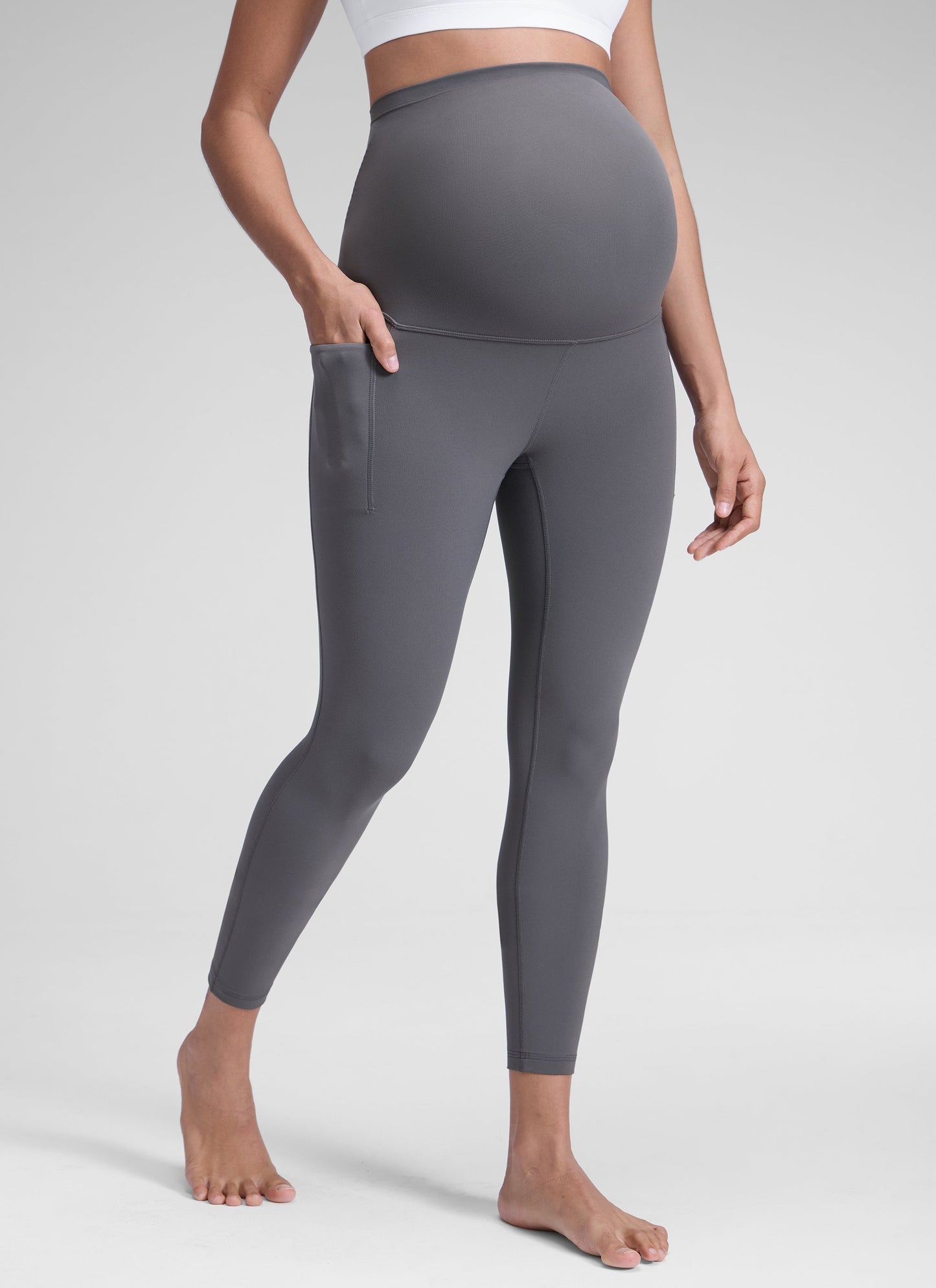 Butterluxe Maternity Soft Pocket Legging 25"