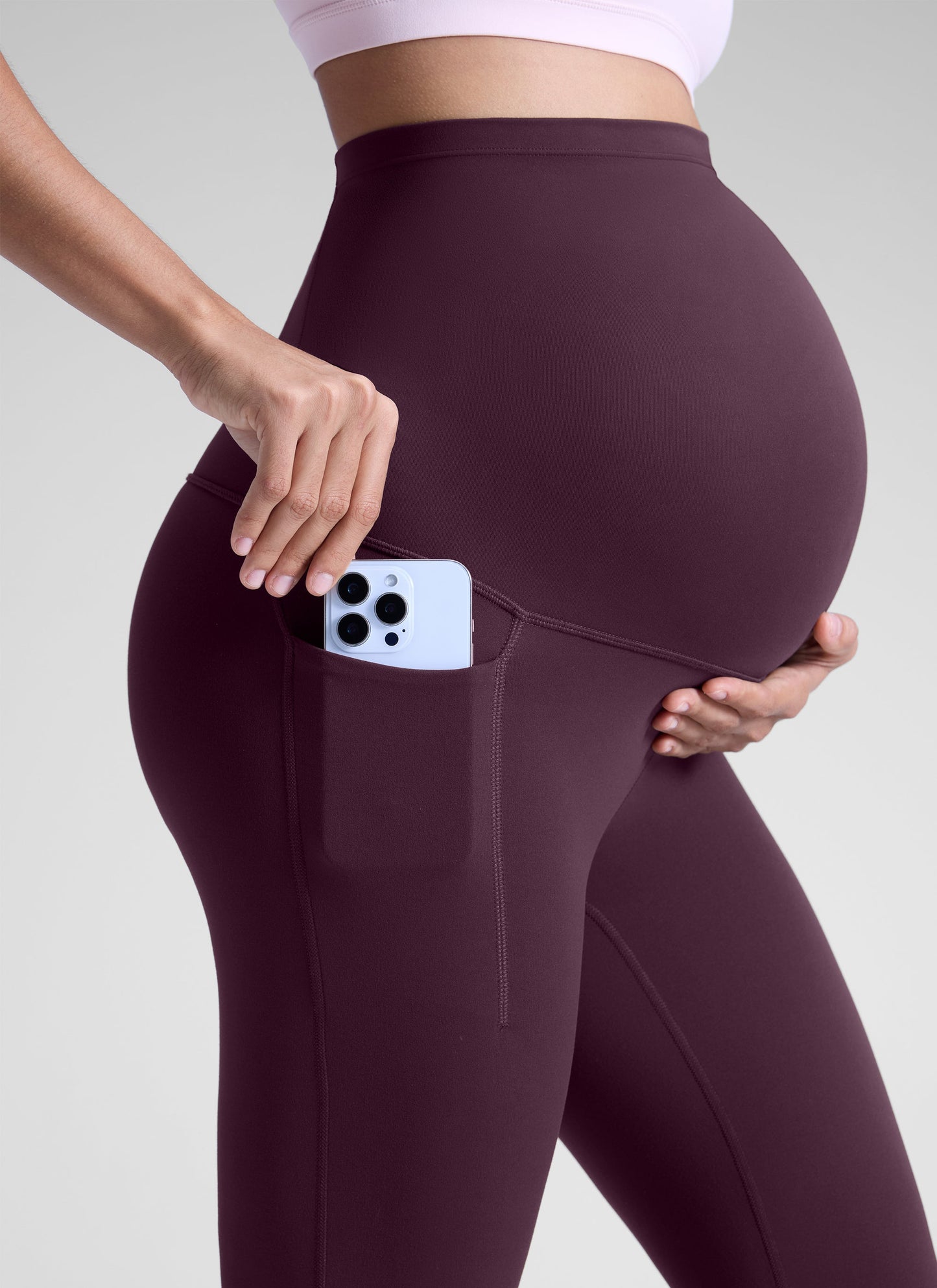 Butterluxe Maternity Soft Pocket Legging 25"