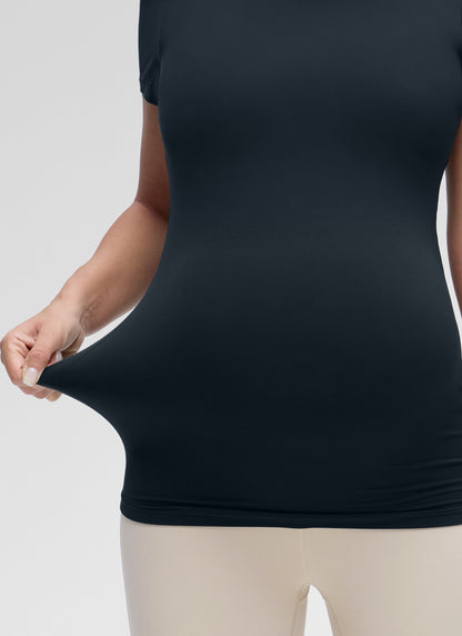 Softembrace Maternity Crew Neck Short Sleeve