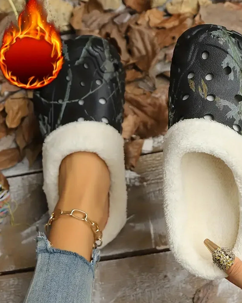 Stylish Pattern Anti-Slip Crotched Slippers